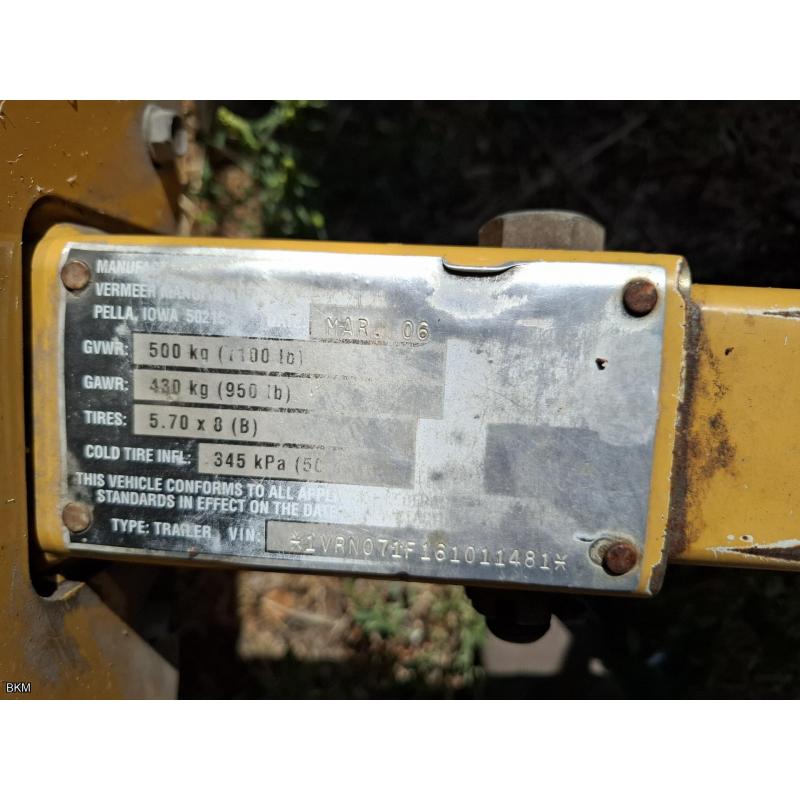 Vermeer SC-252 „tuskómarógép" FV-53-CG/2025