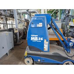 Upright MB26 önjáró, oszlopos elektromos emelőkosár csökkentett funkcionalitással történő értékesítése (FV-1-EE/2024/IV.))